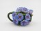 Ceramic Hydrangea Flower Teapot Figurine, Home Décor, Gift for Her, Gift for Mom, Nature Lover Gift